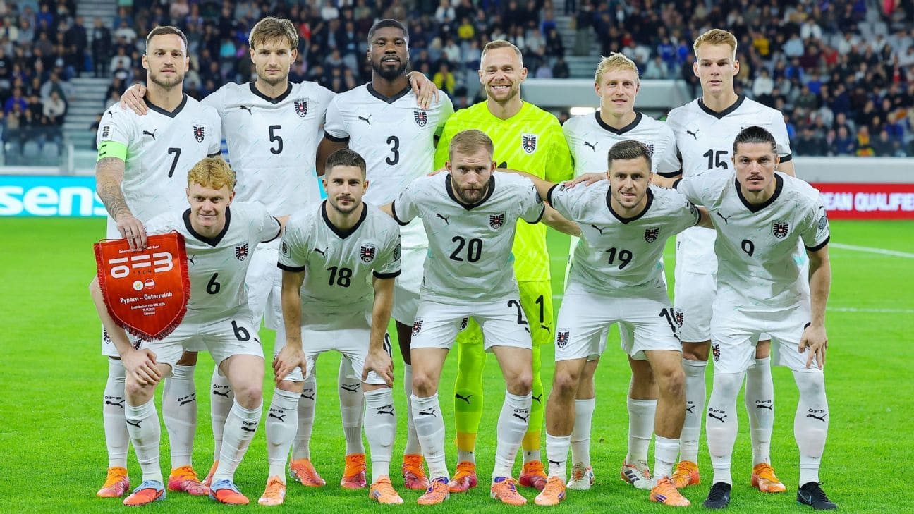 team photo for Austria